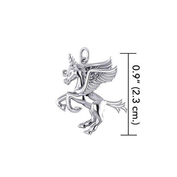 Enchanted Sterling Silver Mythical Unicorn Charm TCM660 - Jewelry